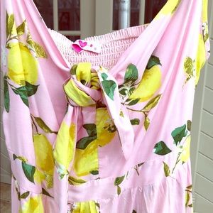 Buddy Love Lemon & Pink Romper